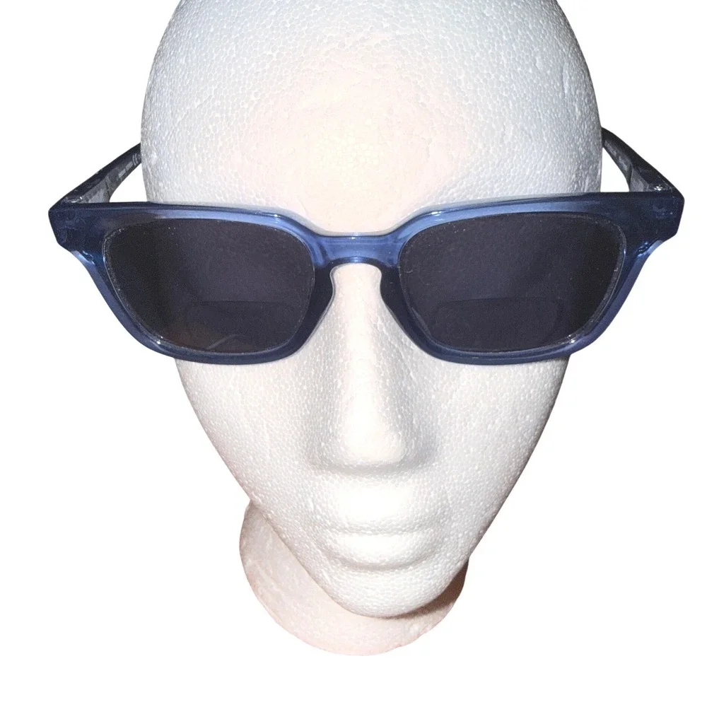 Peepers Ace 3575B Translucent Navy Blue Rectangle Reading Glasses +1.50 PD 62mm